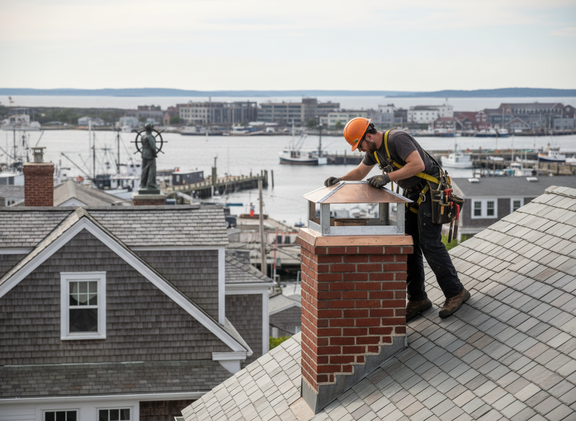 chimney cap installation in Gloucester