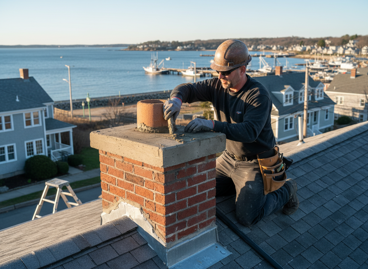 chimney crown repair in Gloucester
