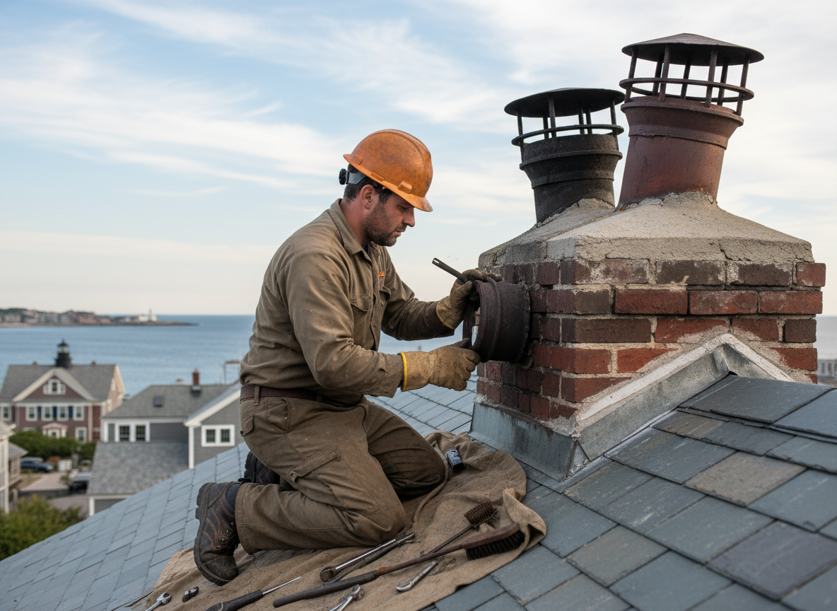 chimney damper repair in Gloucester