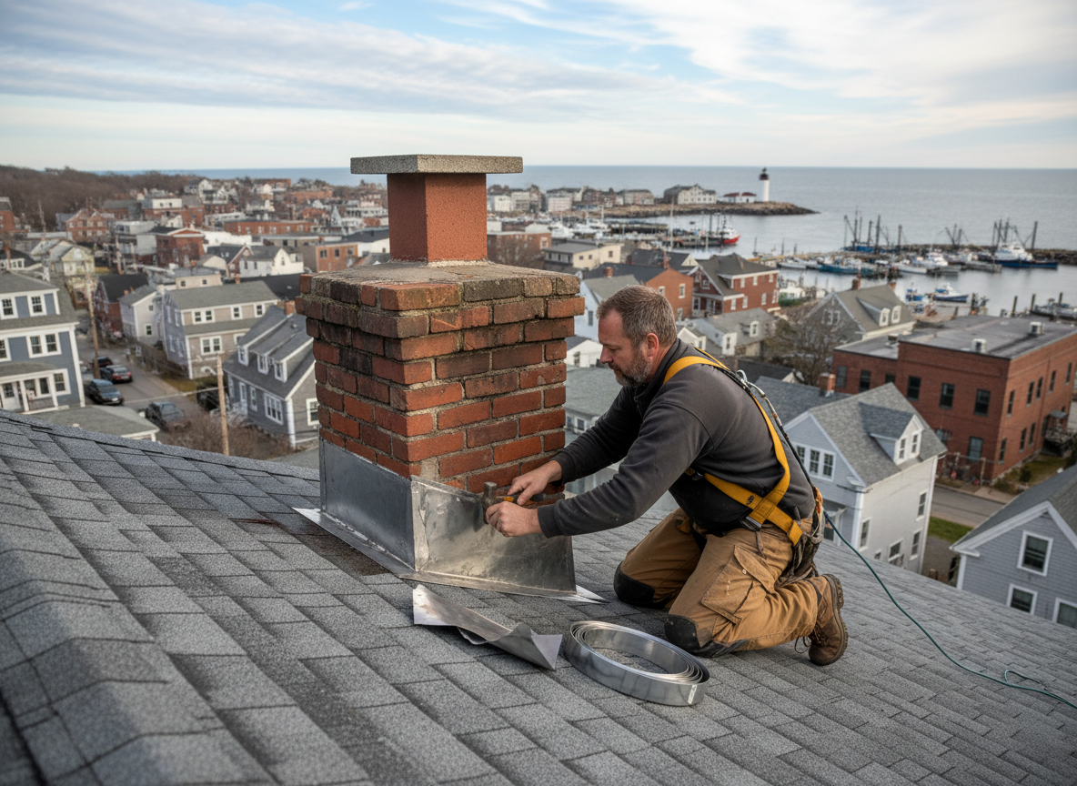 Chimney repair in Five Pound Island