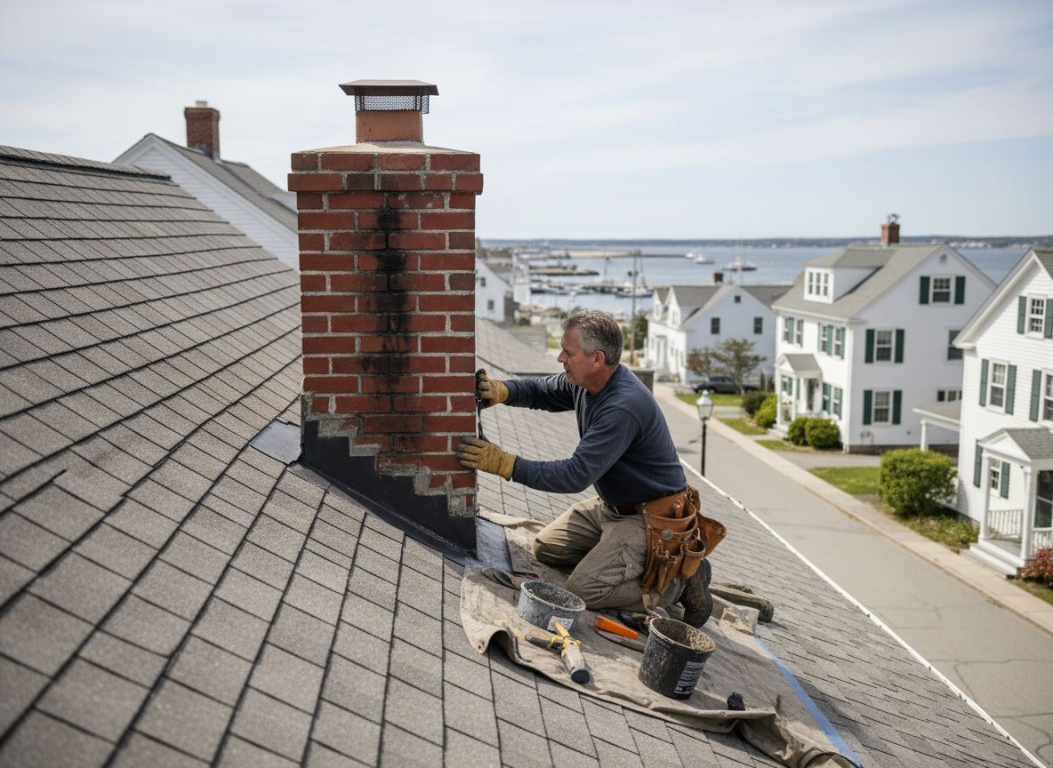 Chimney repair in Annisquam