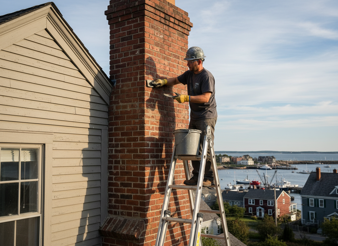 chimney mortar repair in Gloucester