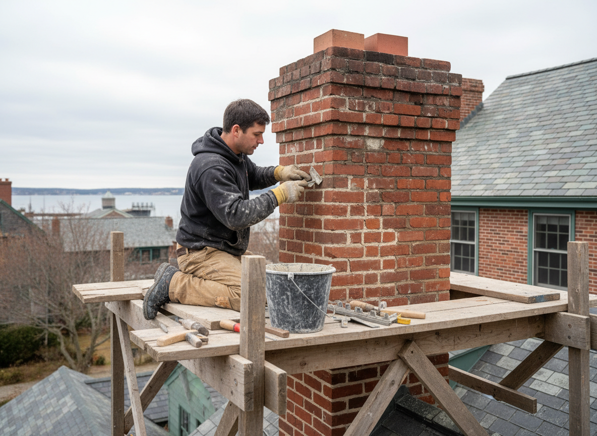 Chimney repair in Bay View