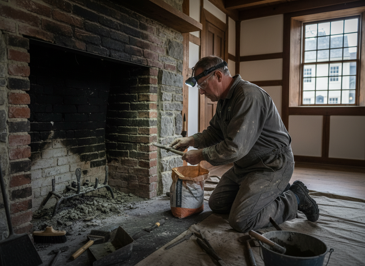 fireplace repair in Gloucester
