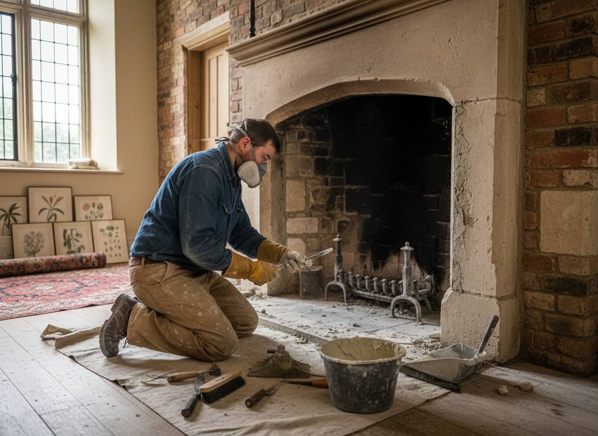 Chimney repair in Bass Rocks